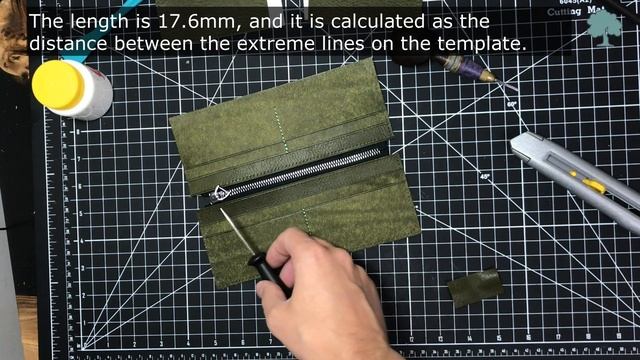 Zipper wallet. Process and free pattern. Кошелек на молнии. Процесс и выкройка. смотреть онлайн