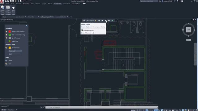 Autocad 2020 - New Features: Enhanced dwg Compare смотреть онлайн