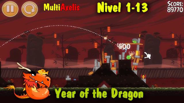 Angry Birds Seasons Year of the Dragon Nivel 1 Parte 2 (ALEX) смотреть онлайн
