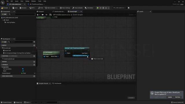 Unreal Engine 5 - 3D Platformer Tutorial - Collectable Coins смотреть онлайн