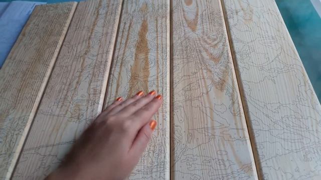 Раскраска по дереву по номерам / Распаковка / Очень подробный обзор смотреть онлайн