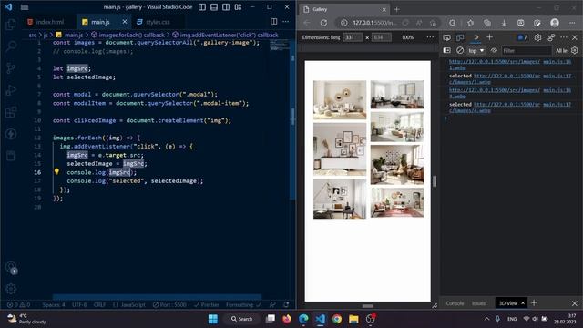 How to Create a JavaScript Modal Gallery | Tutorial смотреть онлайн