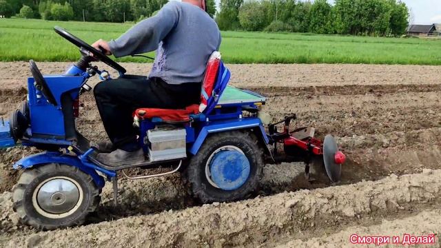 Испытания дисковых окучников мотоблокам МТЗ беларус смотреть онлайн