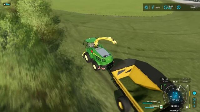 Covering more than million liters of grass silage, buying new harvester | Elmcreek | FS 22 | ep #10 смотреть онлайн