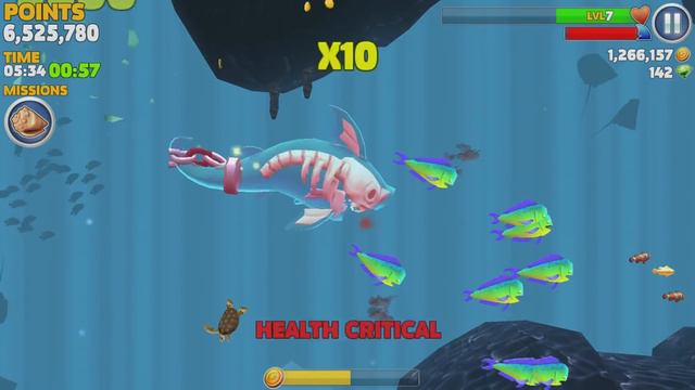 Hungry Shark Evolution Ghost Shark Android Gameplay #3 смотреть онлайн