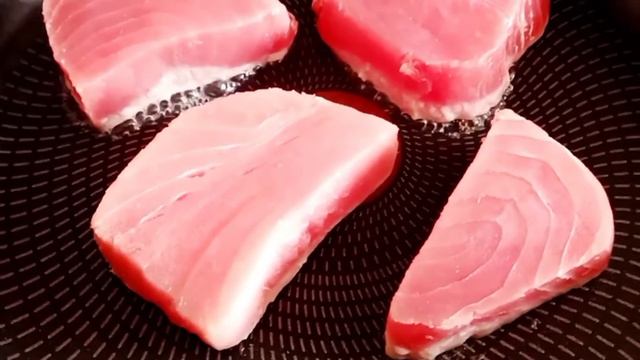 Тунец жареный