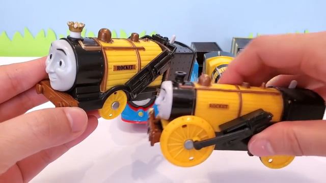 くらべてみたよ！きかんしゃトーマス プラレール トラックマスター 流線型トーマス ジェームス スティーブン / Thomas & Friends Trackmaster TOMY Compare смотреть онлайн