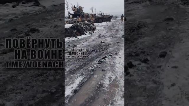 Уничтоженные бронеавтомобиль Bushmaster и БТР Sisu XA-180 ВСУ смотреть онлайн