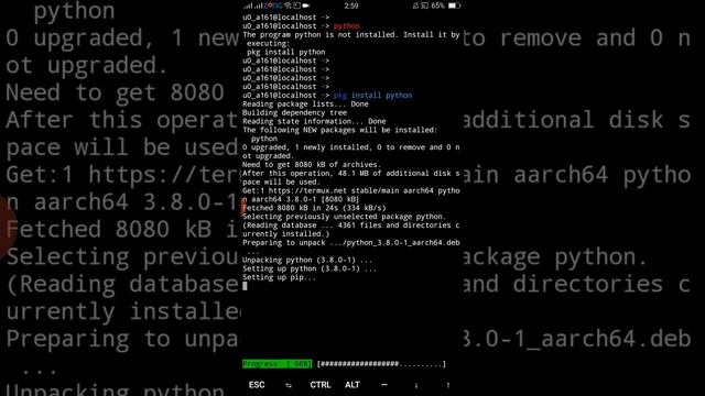Termux Tutorial:3 How to Install Python IDE on Android Phone? смотреть онлайн