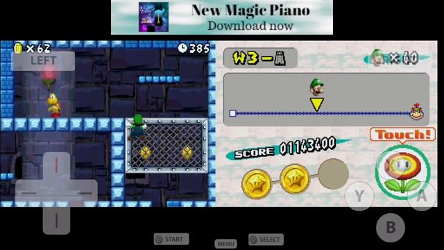 New Super Mario Bros. 100% Part 21 World 3-Tower смотреть онлайн