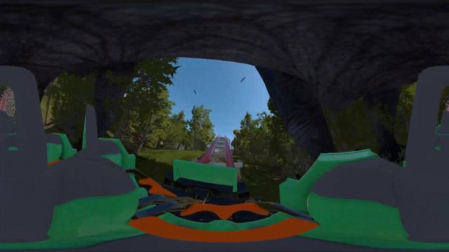 Dinosaurs - Among Us 360 Roller Coaster VR 4K Video Virtual Reality смотреть онлайн