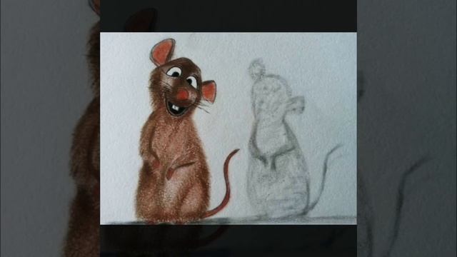 For children. How to draw a rat/Для детей. Как нарисовать крысу. смотреть онлайн