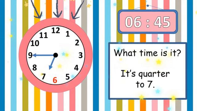 Time | o’clock | quarter past | half past | quarter to смотреть онлайн