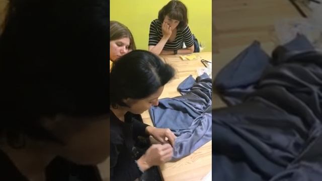 Жакет❤️_пришив подкладка+низ+рукав(2) смотреть онлайн