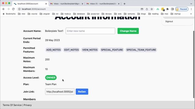 Nuxt3 (SAAS) Boilerplate Intro Part 1 - Account and User Features смотреть онлайн
