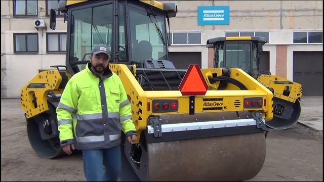 Асфальтовые катки Атлас Копко Dynapac смотреть онлайн