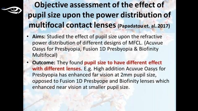 Multifocal Contact Lenses - Insights, Updates & Application. | OOLS | Optom. Jho Yan, Chia смотреть онлайн