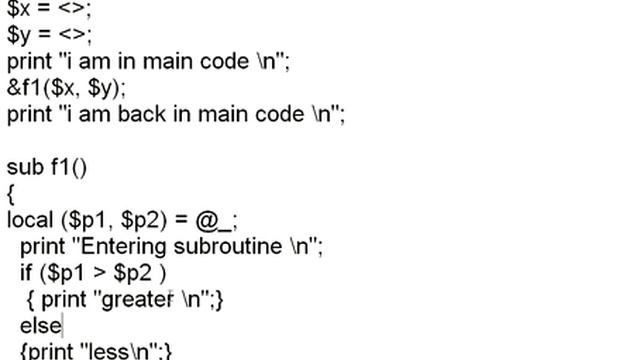 Perl 7 Subroutines and Functions смотреть онлайн