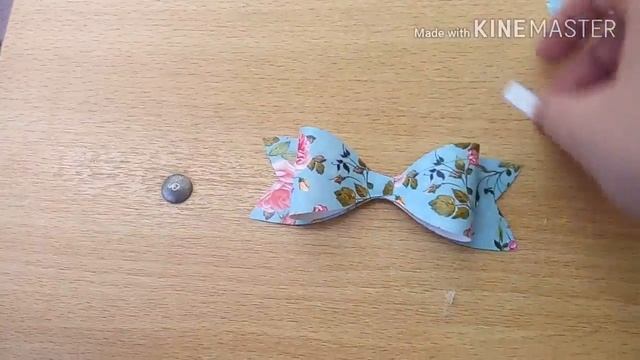 Делаем заколку за 1 минуту!!!