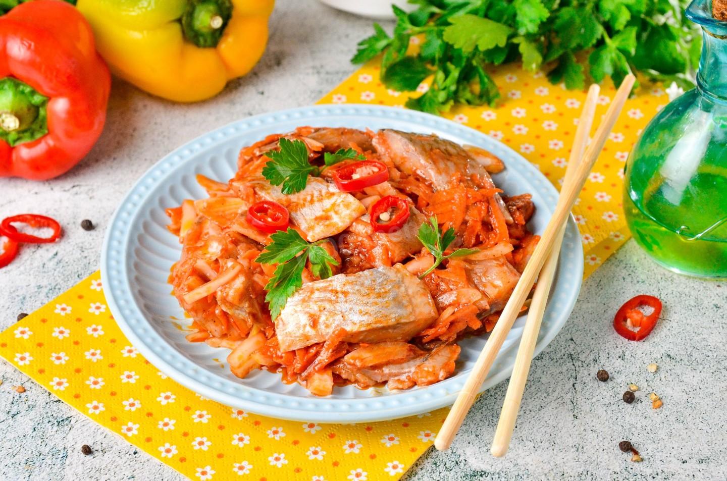 КАК ПРИГОТОВИТЬ СЕЛЕДКУ ХЕ ПО-КОРЕЙСКИ смотреть онлайн