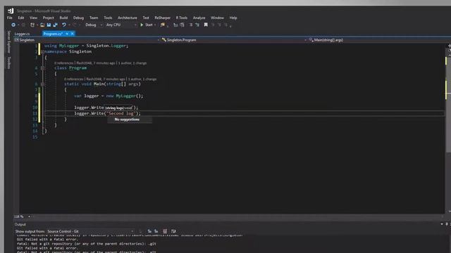 Паттерны проектирования в .NET за 5 минут — Singleton(Одиночка)