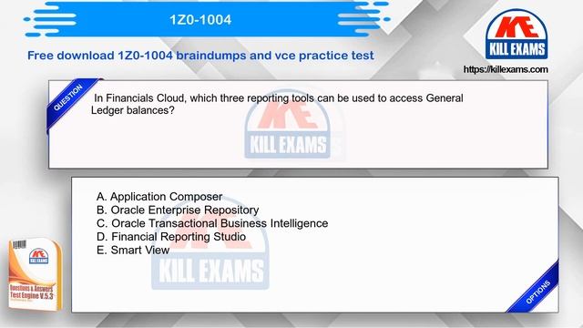 1Z0-1004 - Oracle Financials Cloud: General Ledger 2018 Implementation Essentials Dumps with смотреть онлайн