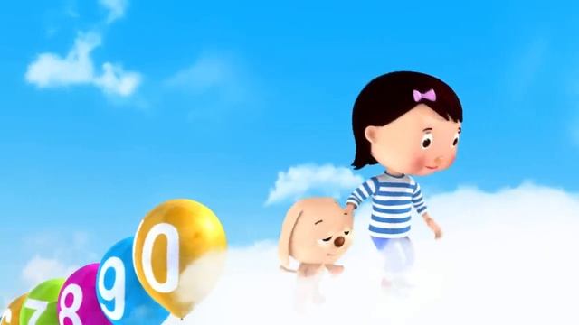 Numbers Song 1-10 | Nursery Rhymes for Babies by LittleBabyBum - ABCs and 123s смотреть онлайн