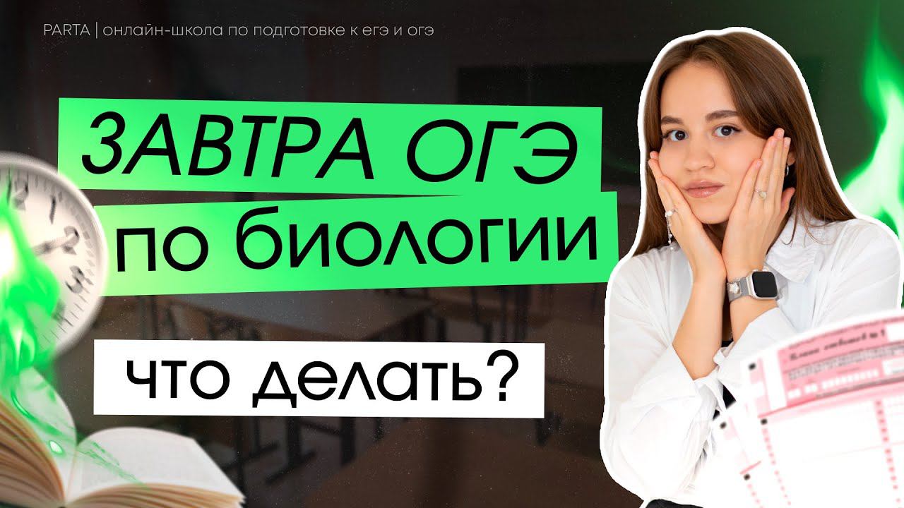 ДЕНЬ до ОГЭ | PARTA ОГЭ 2024