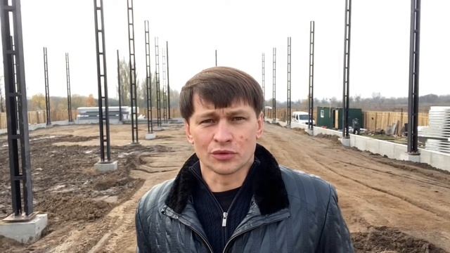 Уплотняем грунт под плиту пола. Склад 1000 м. кв. Часть-20 смотреть онлайн