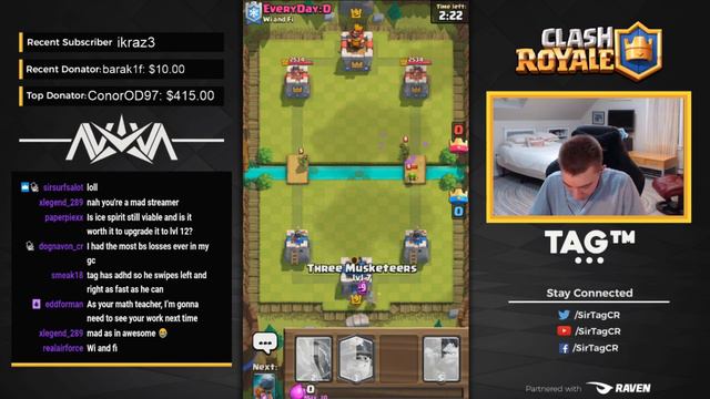 MY ALL-TIME FAVORITE CLASH ROYALE DECK! Best 3 Musketeers Deck смотреть онлайн