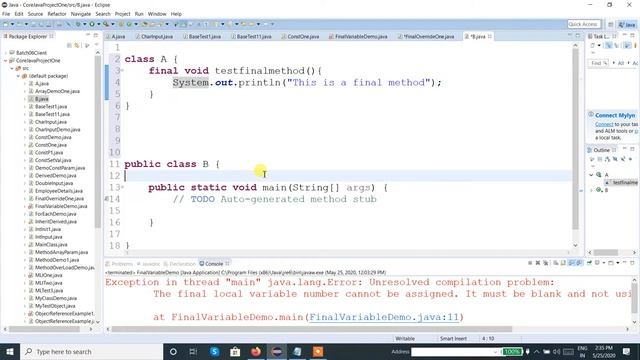 Java Programming Tutorial - 27 final Method смотреть онлайн