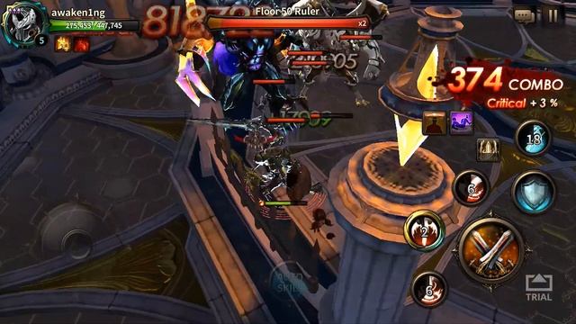 HIT: tower of challenge 50 with low stats =) смотреть онлайн