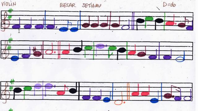 Musik Rohani-instrumental Biola-MUSIC NOTE-BESAR SETIAMU-violin&piano--kursus--belajar BiolaONLINE