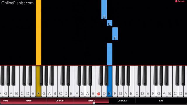 Billie Eilish - I Love You - EASY Piano Tutorial смотреть онлайн