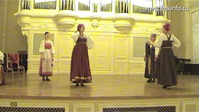 Ансамбль СПбГК. Пляска женская парная. смотреть онлайн