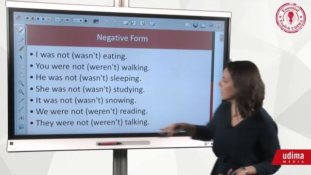 Essential EnglishUDIMA 20 - How to make the past continuous - Cómo hacer el pasado continuo смотреть онлайн