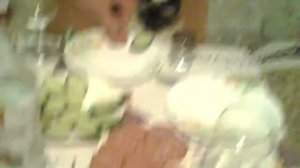 Кошка сидит за столом