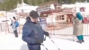 В Архызе дикарь - кавказец напал на туриста