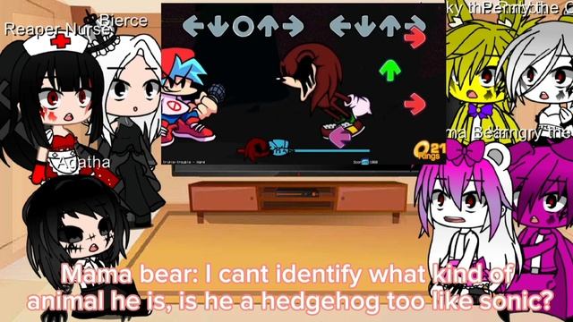 Dark Deception React to Friday Night Funkin VS Sonic.EXE 2.0 | Gacha Club смотреть онлайн