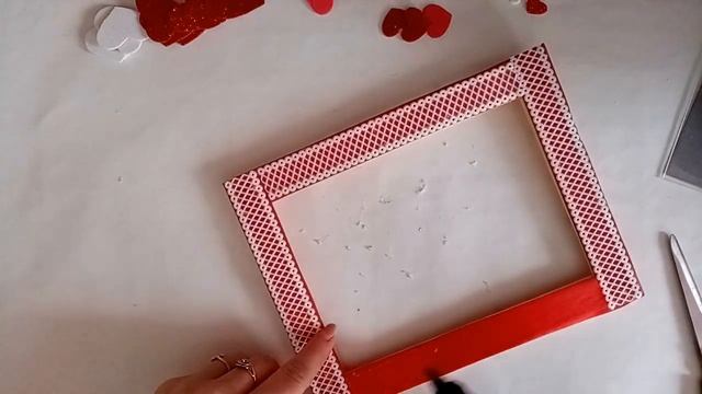 МК фоторамка ко дню Святого Валентина своими руками\\DIY Valentine's Day photo frame смотреть онлайн