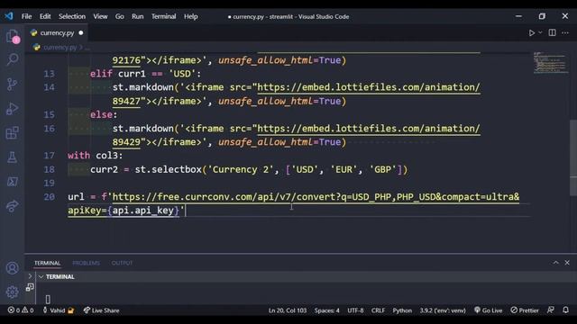 Beginner Python Project - Currency Converter - Streamlit смотреть онлайн