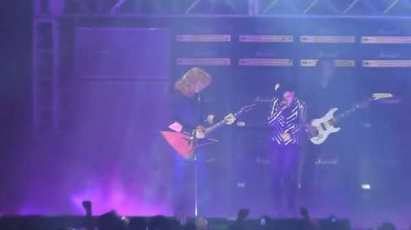 Megadeth and Cristina Scabbia