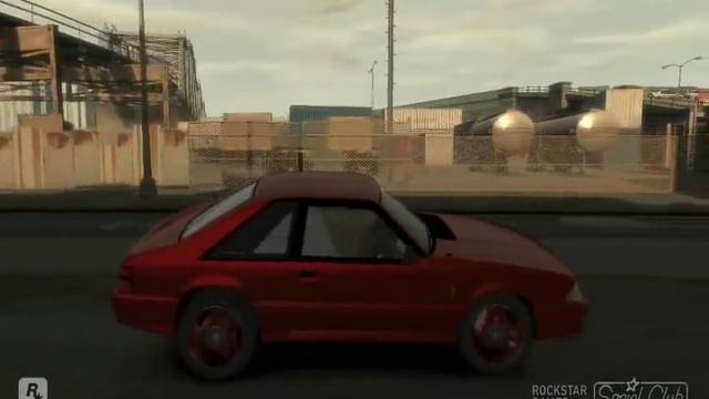 GTA IV 1993 Ford Mustang SVT Cobra R mod смотреть онлайн