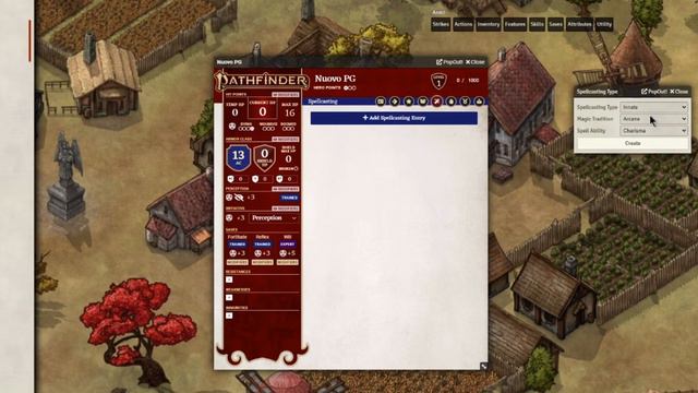 Player Tutorial Pathfinder 2e Foundry VTT System Episode #1 Character Creation смотреть онлайн