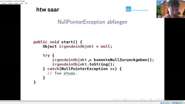 Catch me if you can - Best Practices mit Java Exceptions | Christopher Olbertz (DE) смотреть онлайн