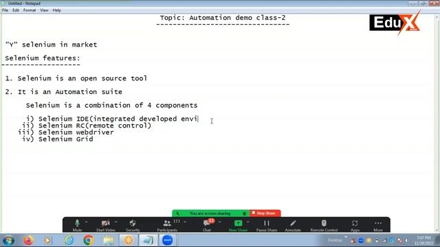 Selenium with Java Online Training Class-2 смотреть онлайн
