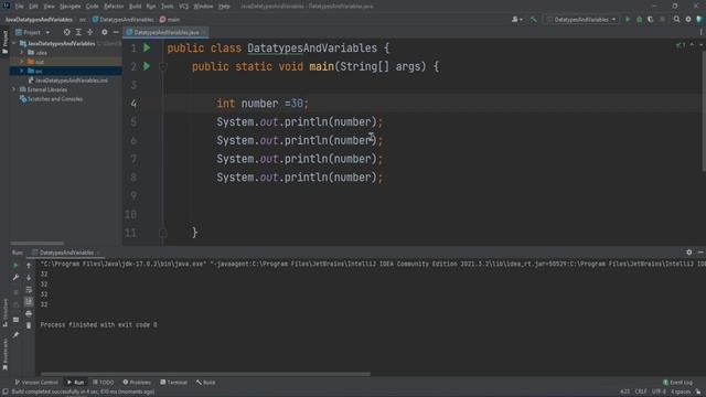 Java Variables & Datatypes Practice смотреть онлайн