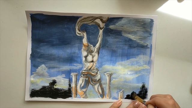 Speed painting: View from Assassin's Creed: Odyssey смотреть онлайн