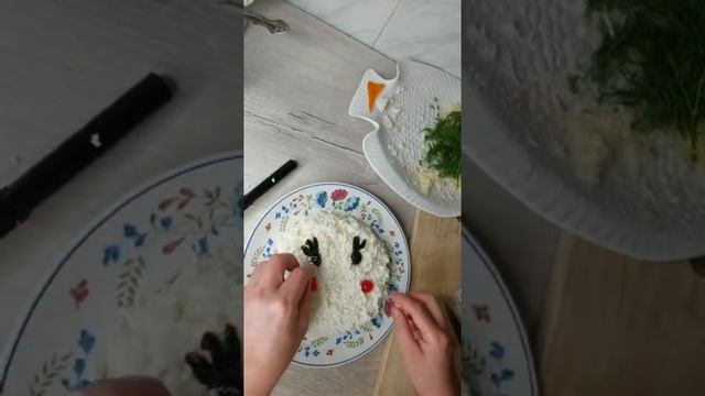 Салат"Снеговик" смотреть онлайн