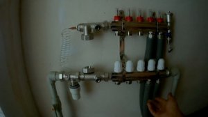 Теплый пол водяной. Раскладка трубы. Смесительный узел